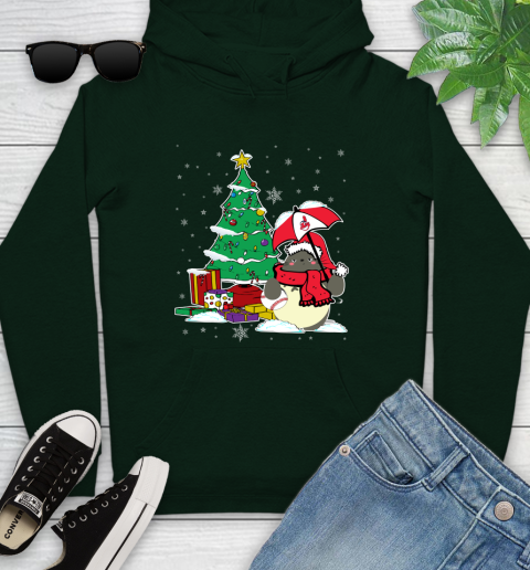 Cleveland Indians MLB Baseball Cute Tonari No Totoro Christmas Sports Youth Hoodie 14