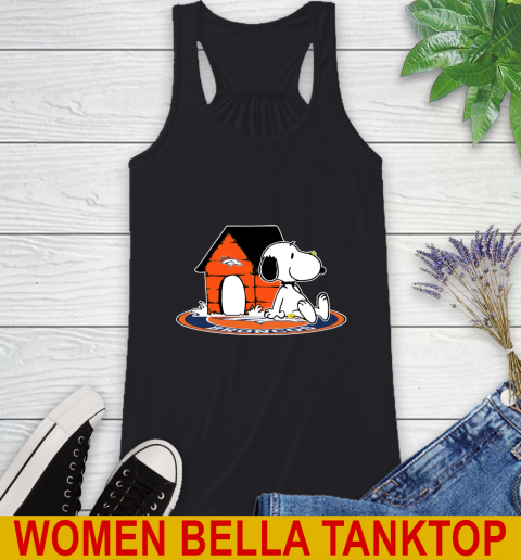 NFL Football Denver Broncos Snoopy The Peanuts Movie Shirt Racerback Tank 2