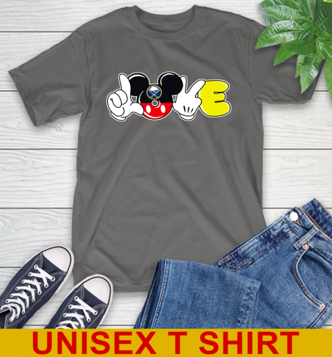 Buffalo Sabres NHL Hockey Love Mickey Disney Sports T-Shirt 8