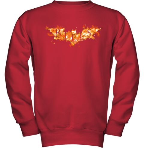 NFL Buffalo Bills Batman Logo DC Football Sports IJ5A5lOTrzC youth sweatshirt 47 95 151514 front red