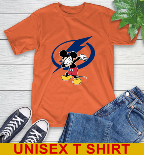 Tampa Bay Lightning NHL Hockey Dabbing Mickey Disney Sports T-Shirt 5