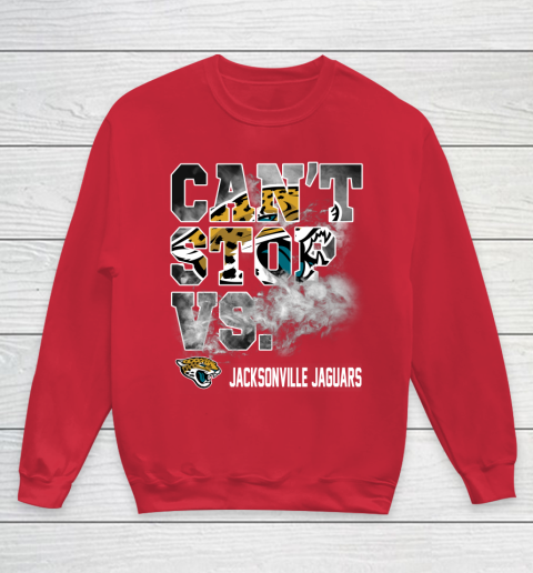 NFL Jacksonville Jaguars Can't Stop Vs Youth Sweatshirt 7