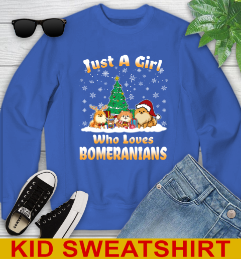 Christmas Just a girl who love pomeranians dog pet lover 114