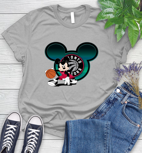 NBA Toronto Raptors Mickey Mouse Disney Basketball Women's T-Shirt 5