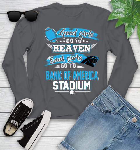 Carolina Panthers NFL Bad Girls Go To Bank of America Stadium Shirt Youth Long Sleeve 9