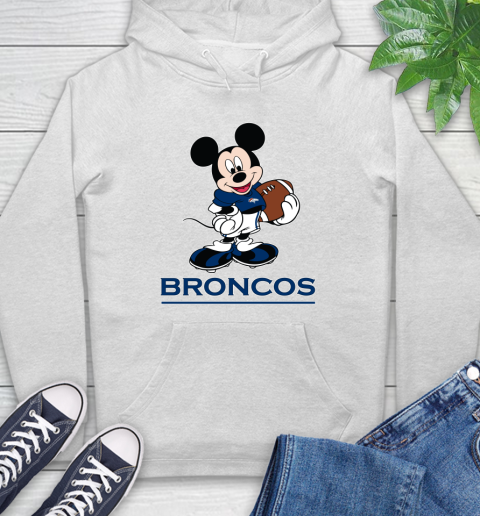 NFL Football Denver Broncos Cheerful Mickey Mouse Shirt Hoodie 2