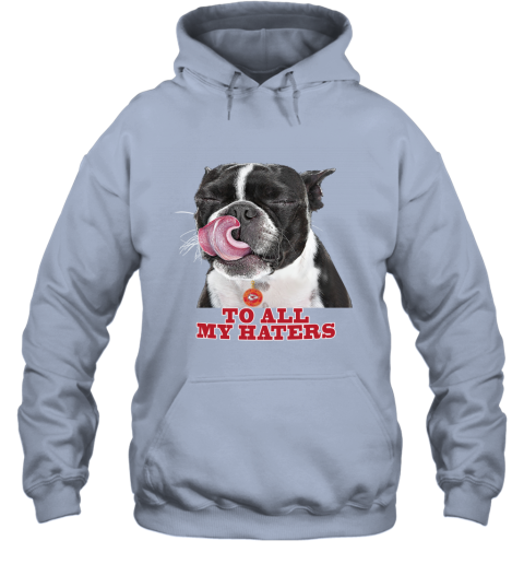 Kansas City Chiefs To All My Haters Dog Licking jzg5 kansas city chiefs to all my haters dog licking hoodie 23 front light blue