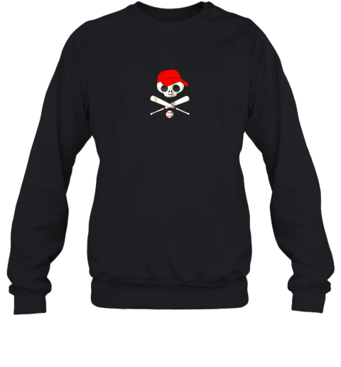 Baseball Jolly Roger Pirate Sweatshirt