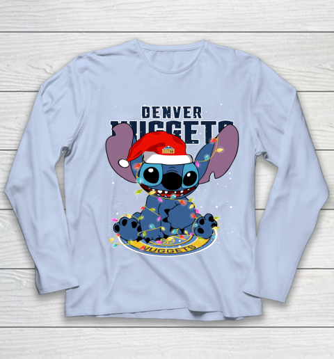 Denver Nuggets NBA noel stitch Basketball Christmas Youth Long Sleeve 5