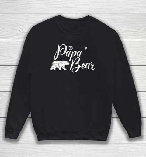 Papa Bear Mama Bear Camping Sweatshirt