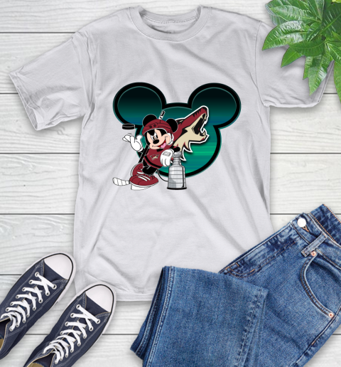 NHL Arizona Coyotes Stanley Cup Mickey Mouse Disney Hockey T Shirt T-Shirt 12