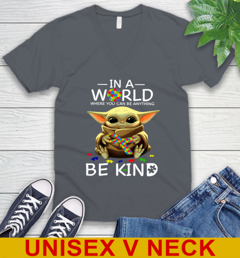 In The World Where You Can Be Anything Be Kind Autism Baby Yoda Shirts 50