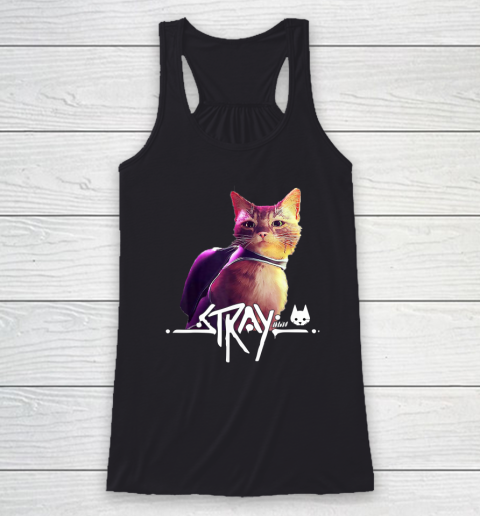 Strays CAT Game Video Gamer Lover Cats GAME Racerback Tank