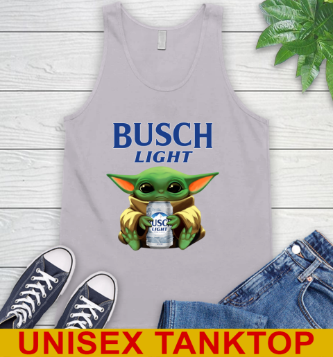Star Wars Baby Yoda Hugs Busch Light Beer Shirt 73