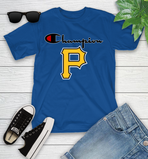 MLB Baseball Pittsburgh Pirates Champion Shirt Youth T-Shirt 6