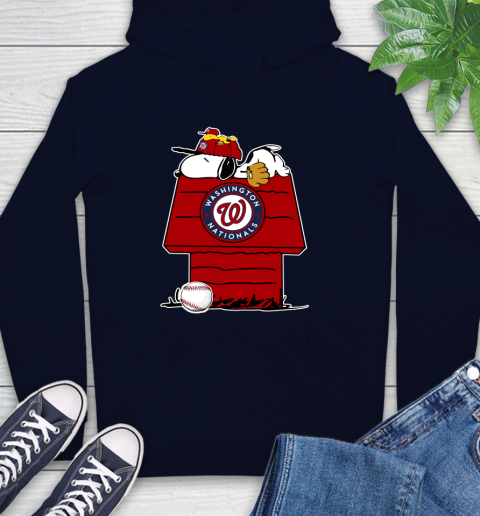 MLB Washington Nationals Snoopy Woodstock The Peanuts Movie Baseball T Shirt_000 Hoodie 5 MLB Washington Nationals Snoopy Woodstock The Peanuts Movie Baseball T Shirt_000 Hoodie - Image 5