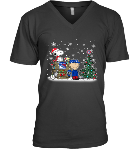 NHL New York Rangers Snoopy Charlie Brown Woodstock Christmas