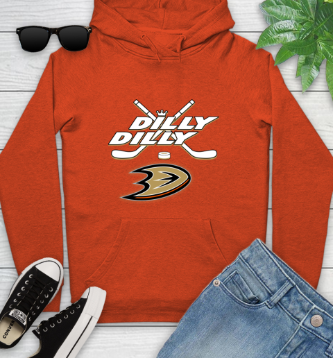 NHL Anaheim Ducks Dilly Dilly Hockey Sports Youth Hoodie 5