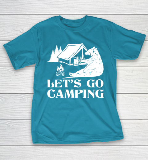 Let's go Camping Bear T-Shirt 7