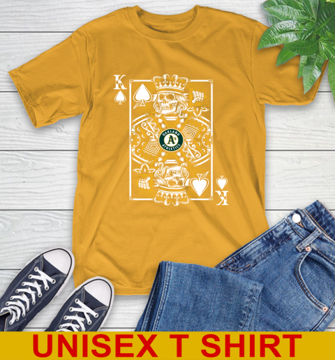 Oakland Athletics MLB Baseball The King Of Spades Death Cards Shirt T-Shirt 2