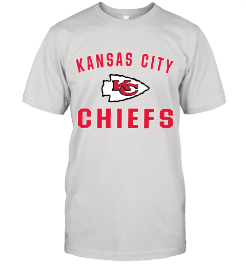 Kansas City Chiefs NFL Pro Line Gray Victory Arch Unisex Jersey Tee