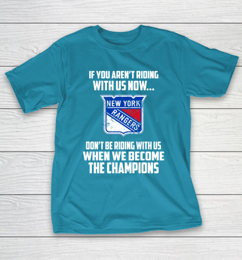 NHL New York Rangers Hockey We Become The Champions T-Shirt 7