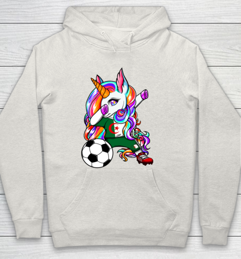 Dabbing Unicorn Algeria Soccer Fans Jersey Algerian Football Hoodie 12