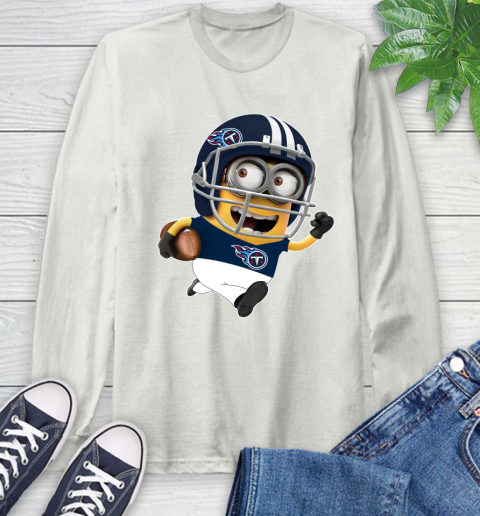 NFL Tennessee Titans Minions Disney Football Sports Long Sleeve T-Shirt 12