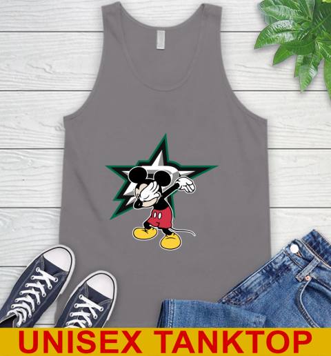 Dallas Stars NHL Hockey Dabbing Mickey Disney Sports Tank Top 7