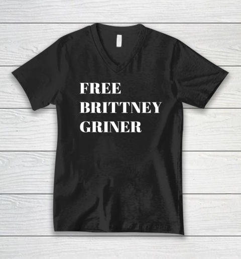 Free Brittney Griner V-Neck T-Shirt