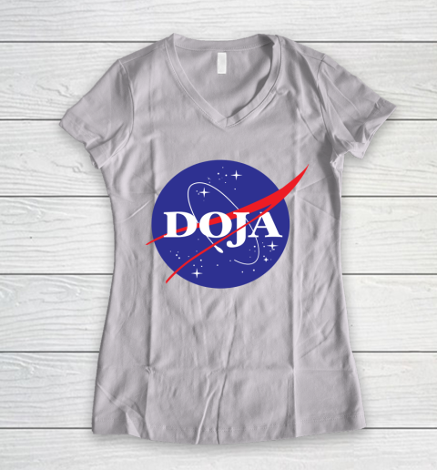 Doja Nasa Women's V-Neck T-Shirt