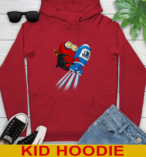 NBA Basketball Dallas Mavericks Deadpool Minion Marvel Shirt Youth Hoodie 11