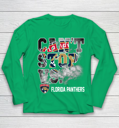 NHL Florida Panthers Hockey Can't Stop Vs Youth Long Sleeve 4