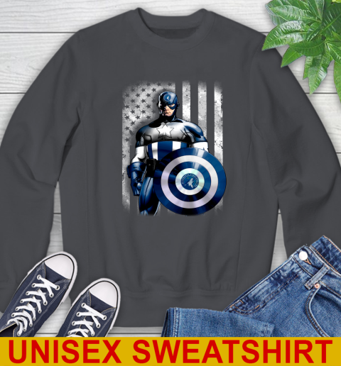 Minnesota Timberwolves NBA Basketball Captain America Marvel Avengers American Flag Shirt Sweatshirt 7