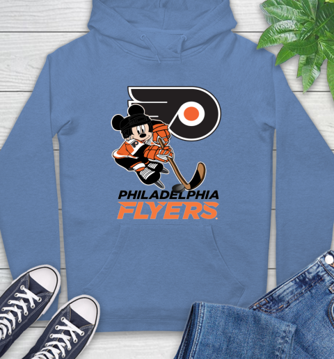 NHL Philadelphia Flyers Mickey Mouse Disney Hockey T Shirt Hoodie 11