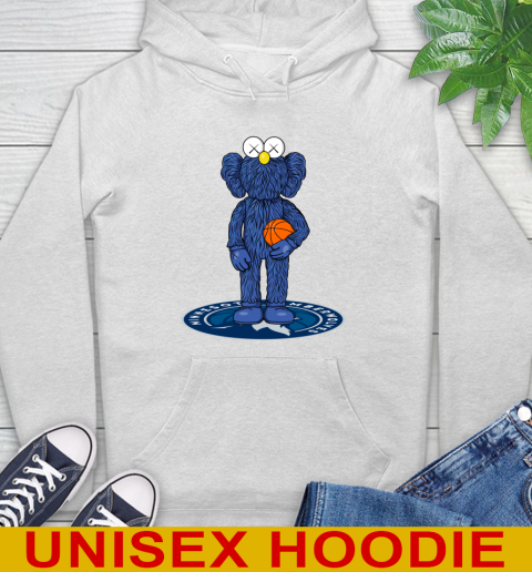 NBA Basketball Minnesota Timberwolves Kaws Bff Blue Figure Shirt Hoodie