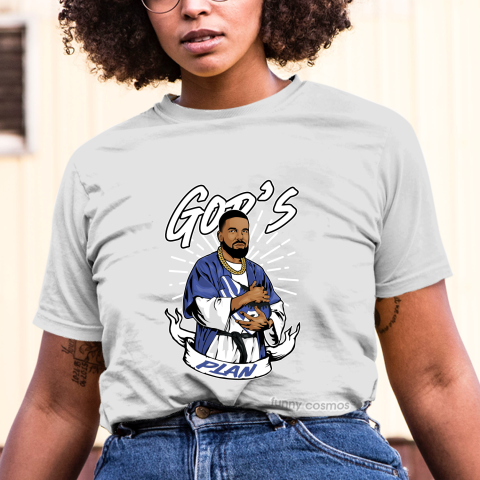 Air Jordan 1 Game Royal Matching Sneaker Shirt Drake God's Plan Royal Black And White Sneaker Shirt