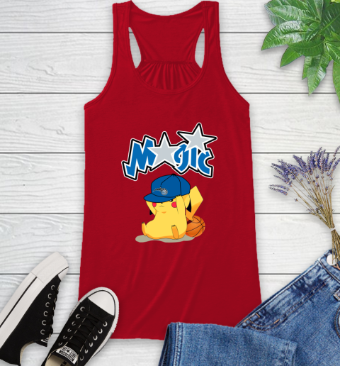 NBA Pikachu Basketball Sports Orlando Magic Racerback Tank 6