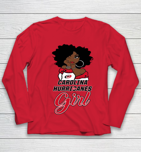 Carolina Hurricanes Girl NHL Youth Long Sleeve 10