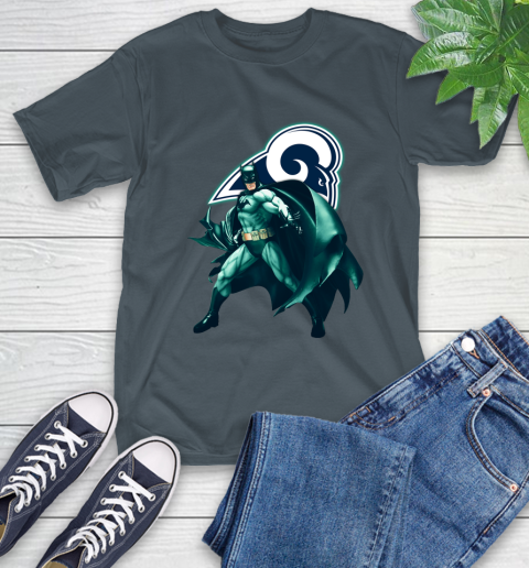 NFL Batman Football Sports Los Angeles Rams T-Shirt 9
