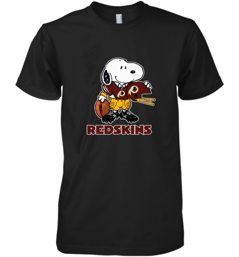 Snoopy A Strong And Proud Washington Redskins Player NFL Premium Men's T-Shirt