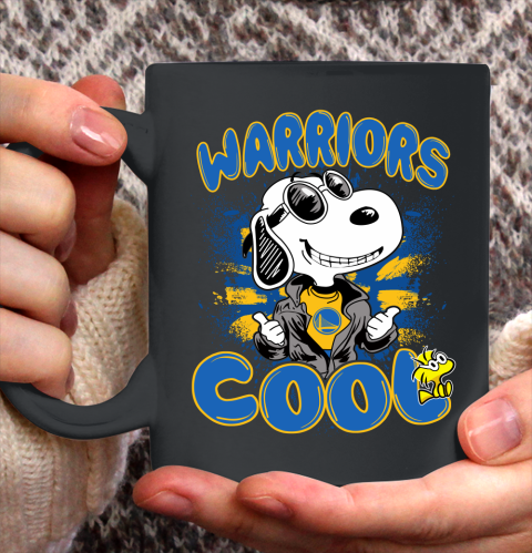 NBA Basketball Golden State Warriors Cool Snoopy Shirt Ceramic Mug 11oz