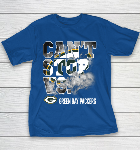 NFL Green Bay Packers Can't Stop Vs Youth T-Shirt 6