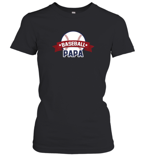 Baseball Papa Shirt Sport Coach Gifts Dad Ball Women's T-Shirt