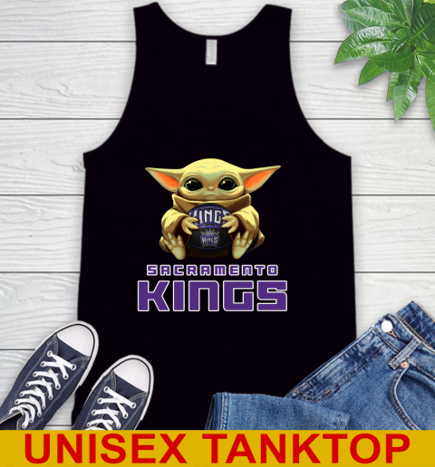NBA Basketball Sacramento Kings Star Wars Baby Yoda Shirt 71