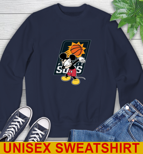 Phoenix Suns NBA Basketball Dabbing Mickey Disney Sports Sweatshirt 3