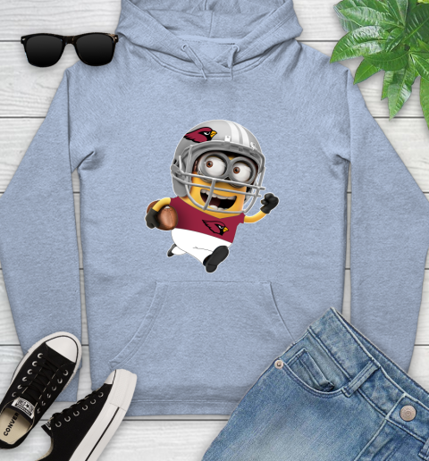 NFL Arizona Cardinals Minions Disney Football Sports Youth Hoodie 10