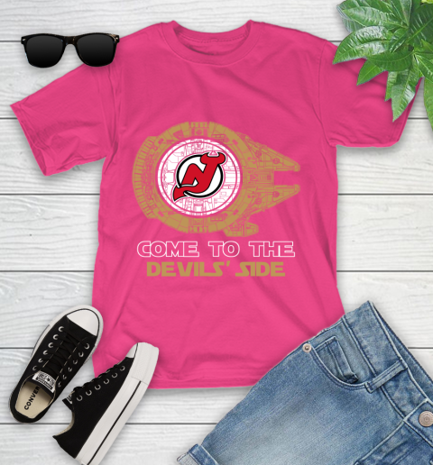 NHL Come To The New Jersey Devils Wars Hockey Sports Youth T-Shirt 11