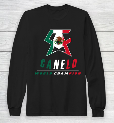Canelo alvarez World Champion Mexico Long Sleeve T-Shirt