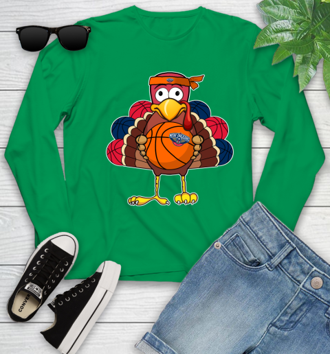 New Orleans Pelicans Turkey thanksgiving day Youth Long Sleeve 6